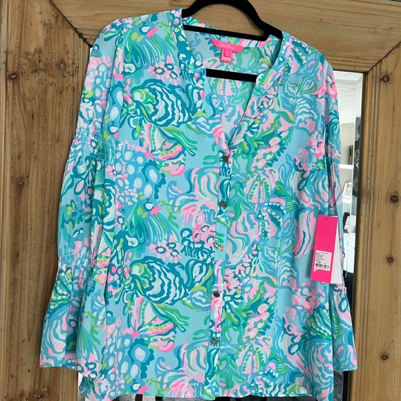 NWT Lilly Pulitzer Maritza Top Size S - Picture 2 of 5